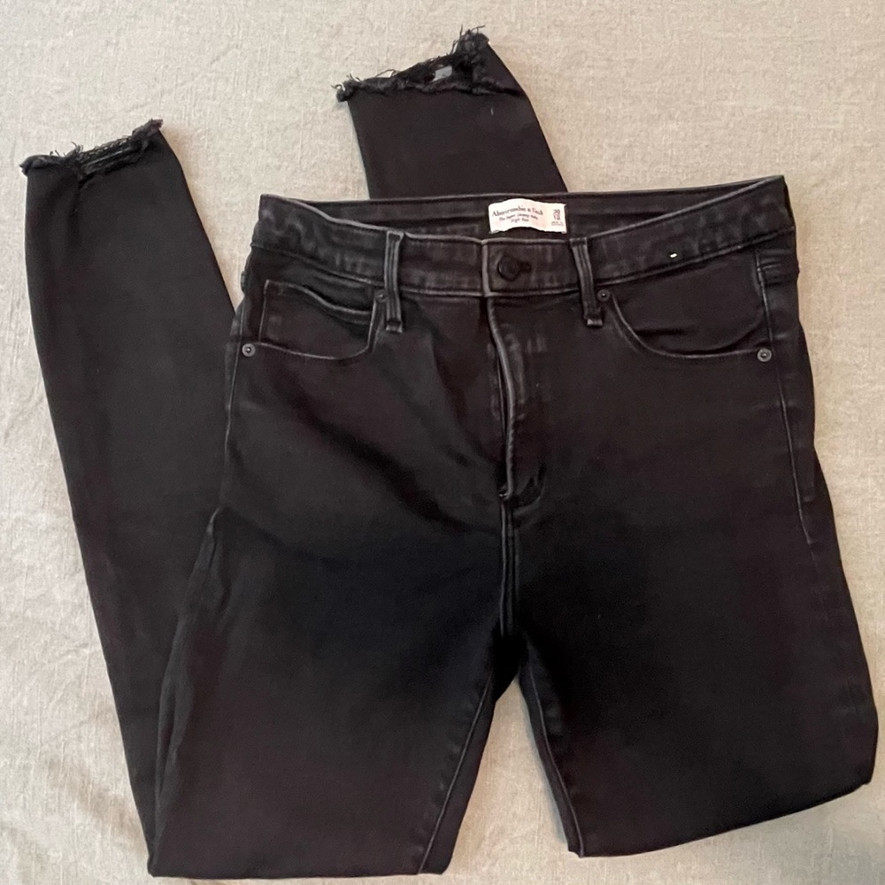 Abercrombie Super Skinny Ankle High Rise Jean (10 Long)